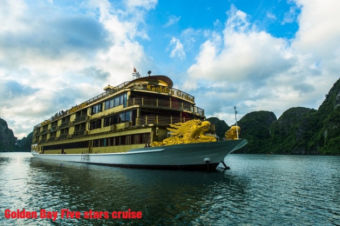 Golden Bay Five Stars Cruise in Ha Long Bay, Tuan Chau Island